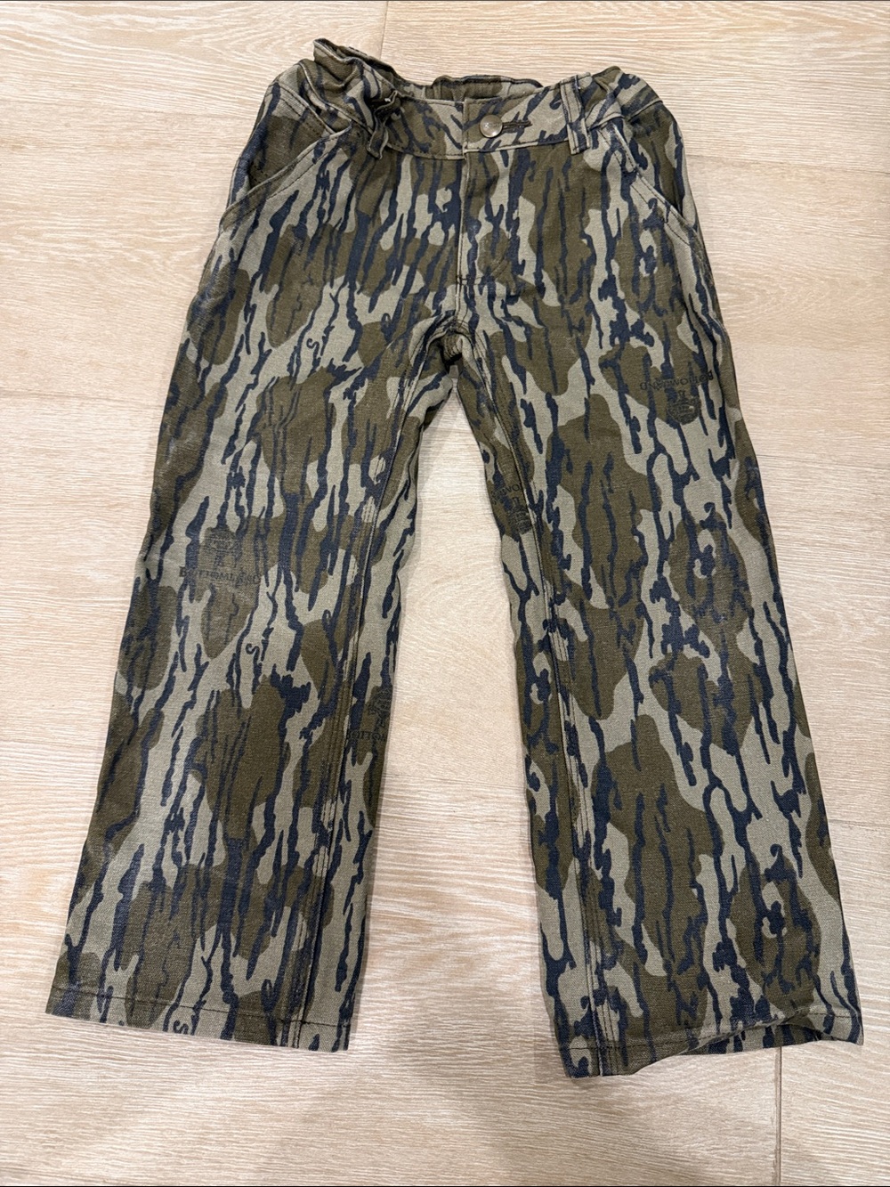 Carhartt Camo Print Straight-Leg Pants - Olive & Gray